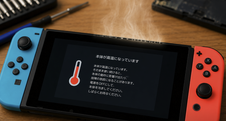 Switchが異常に熱くなる…そのまま使って大丈夫？